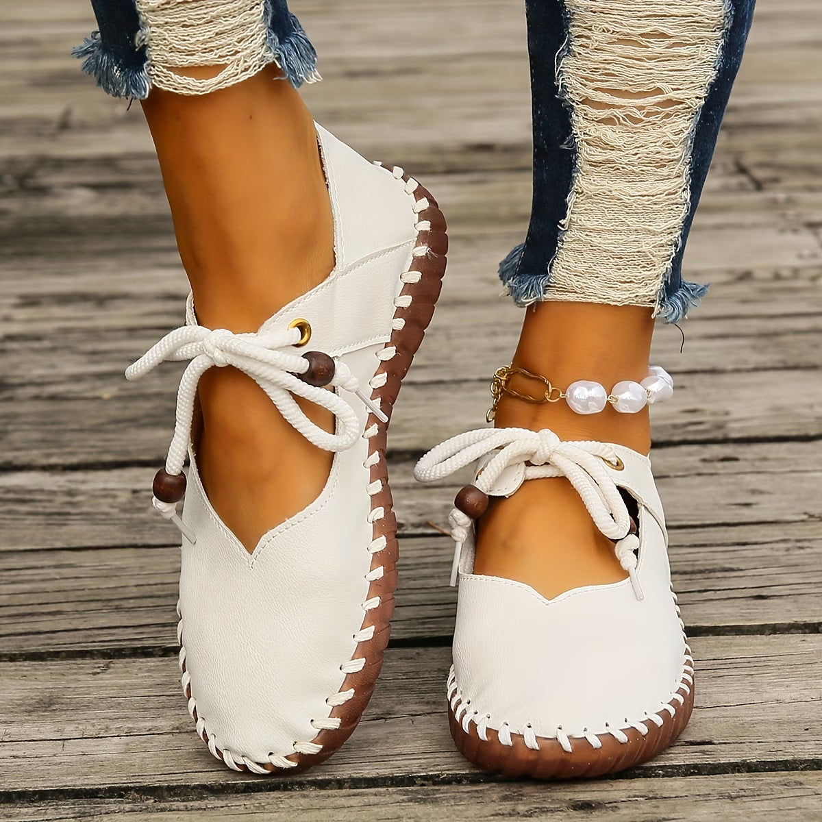 Warren | Stylish Retro Shallow-Cut Flat Shoes