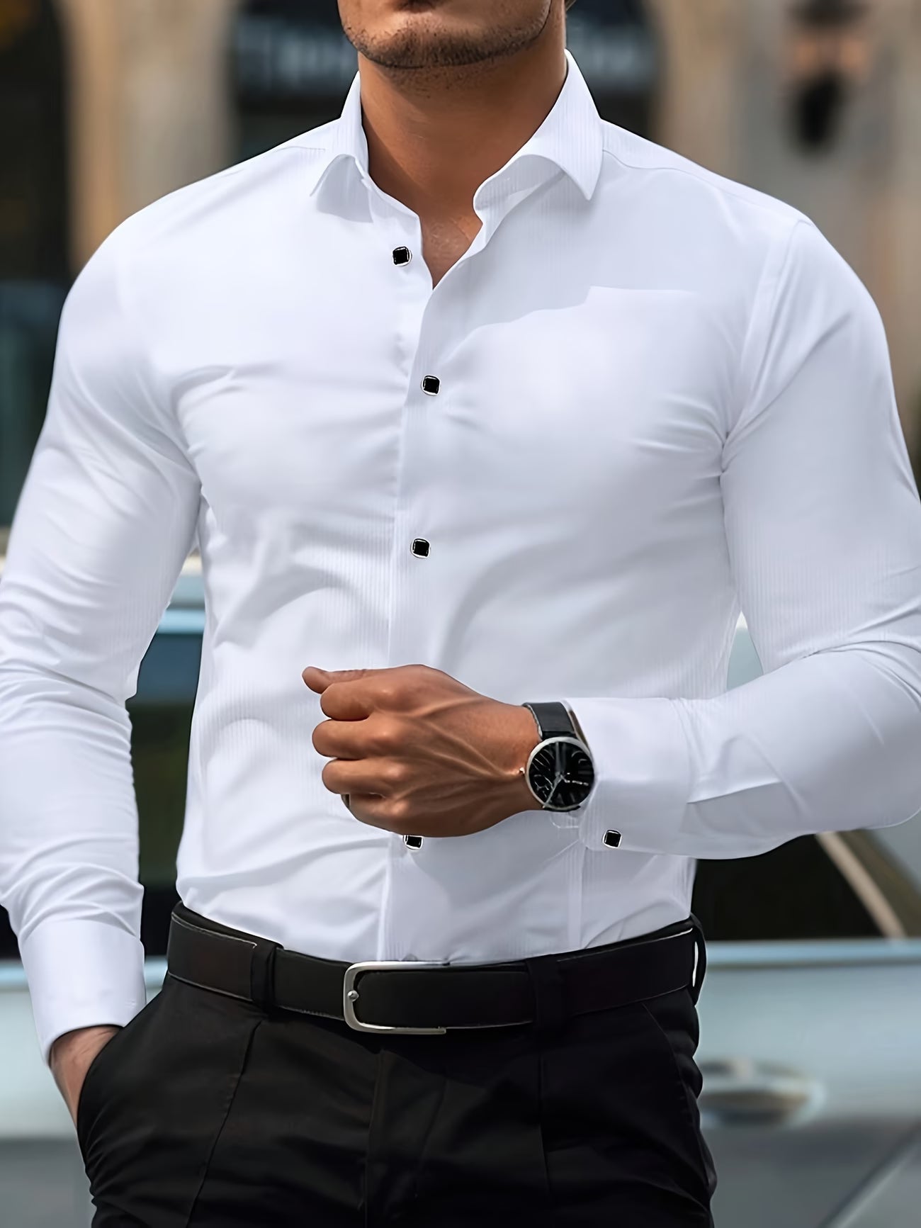 Arvid | Classic Long Sleeve Everyday Shirt