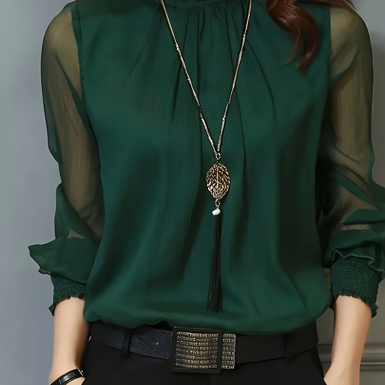Warren | Stand-Collar Blouse