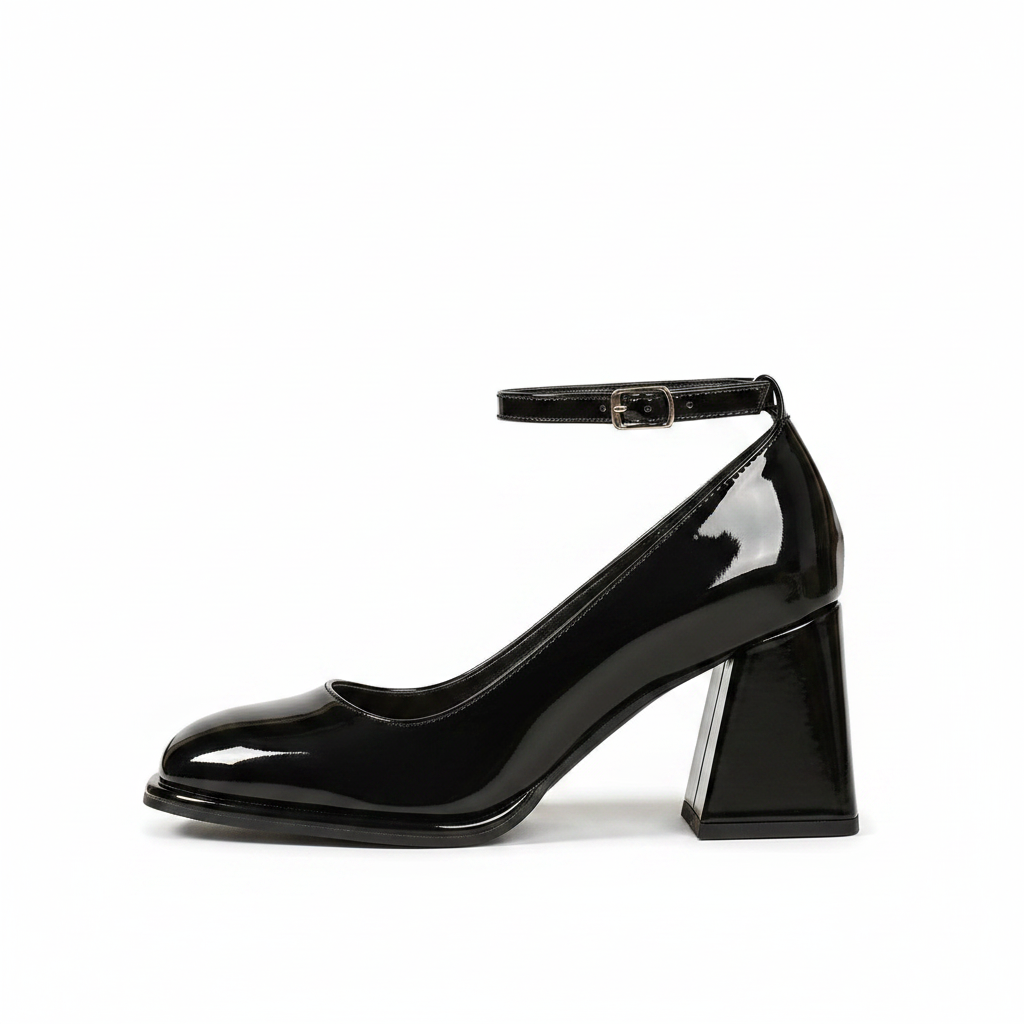 Celeste | Patent Block Heel Sandals