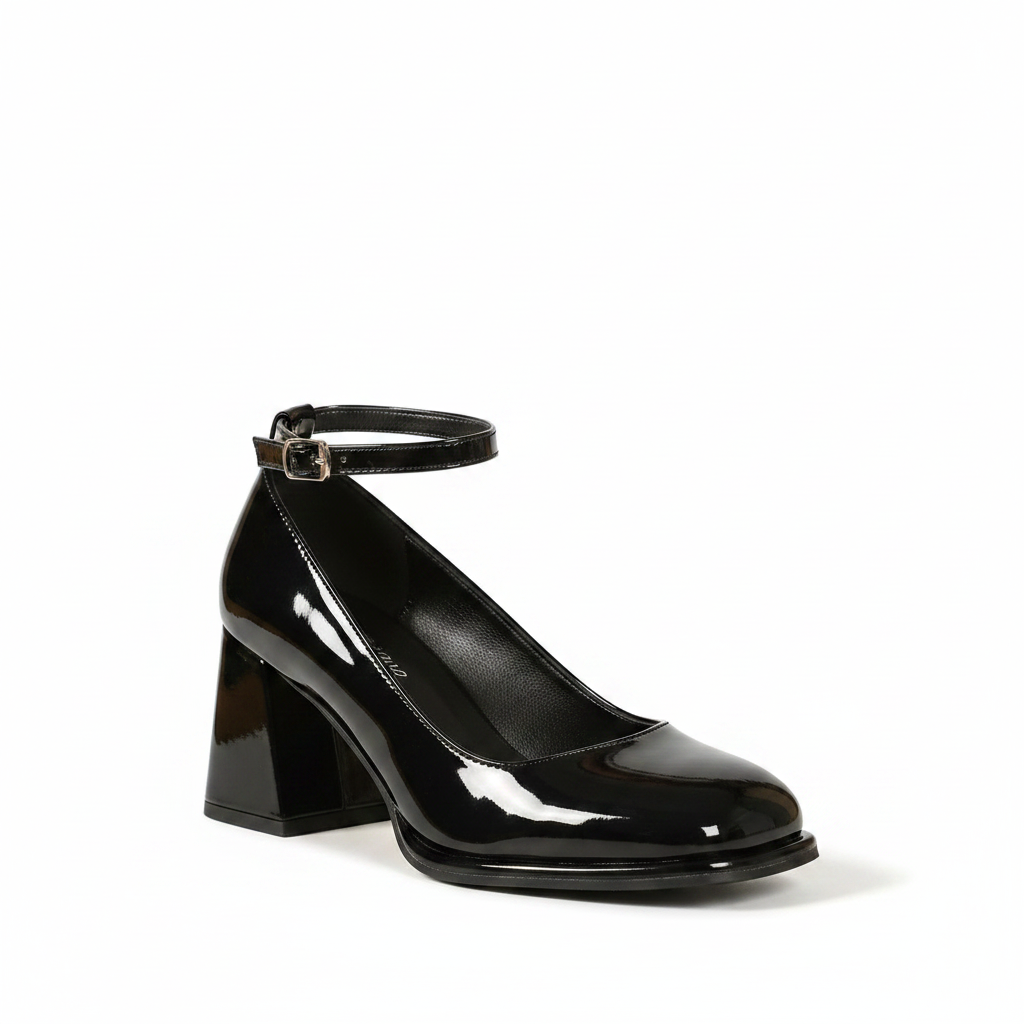 Celeste | Patent Block Heel Sandals