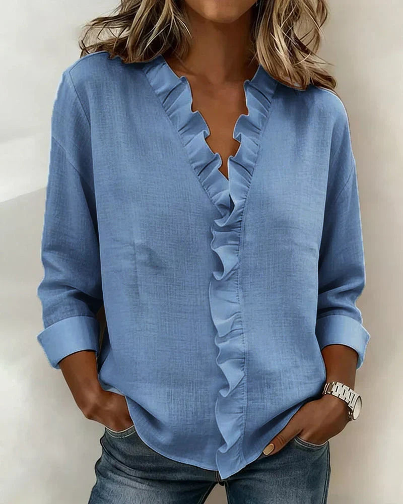 Matilda | Lightweight V-Neck Blouse