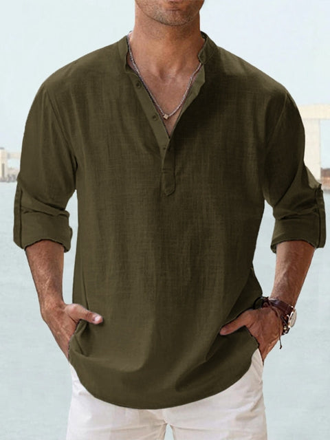 Men's Button Tailored Breathable Shirt