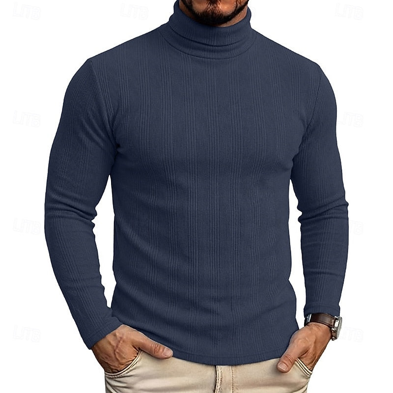 Warren | Textured Turtleneck Top