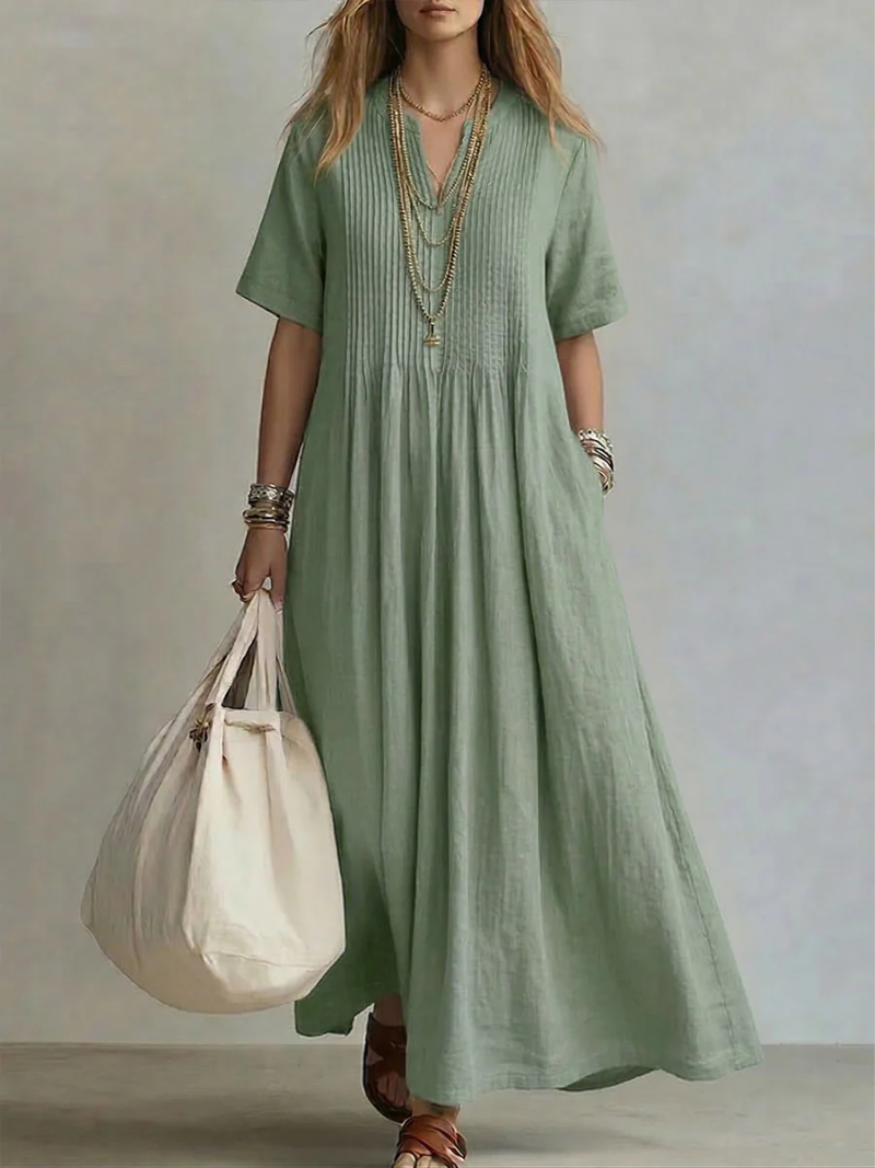 Cordelia | Elegant Pleated Dress