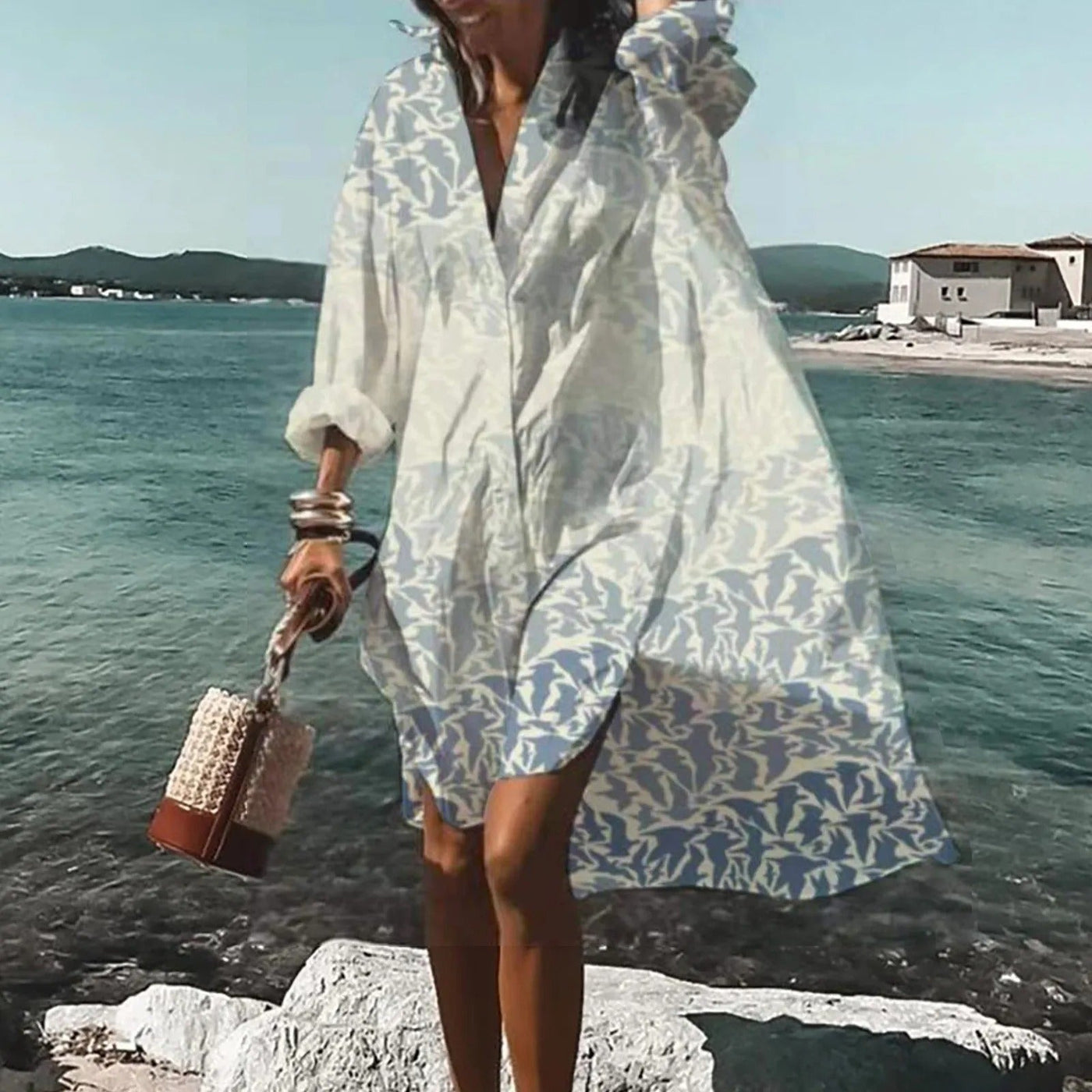 Warren | Breezy Beach Shirt Dress