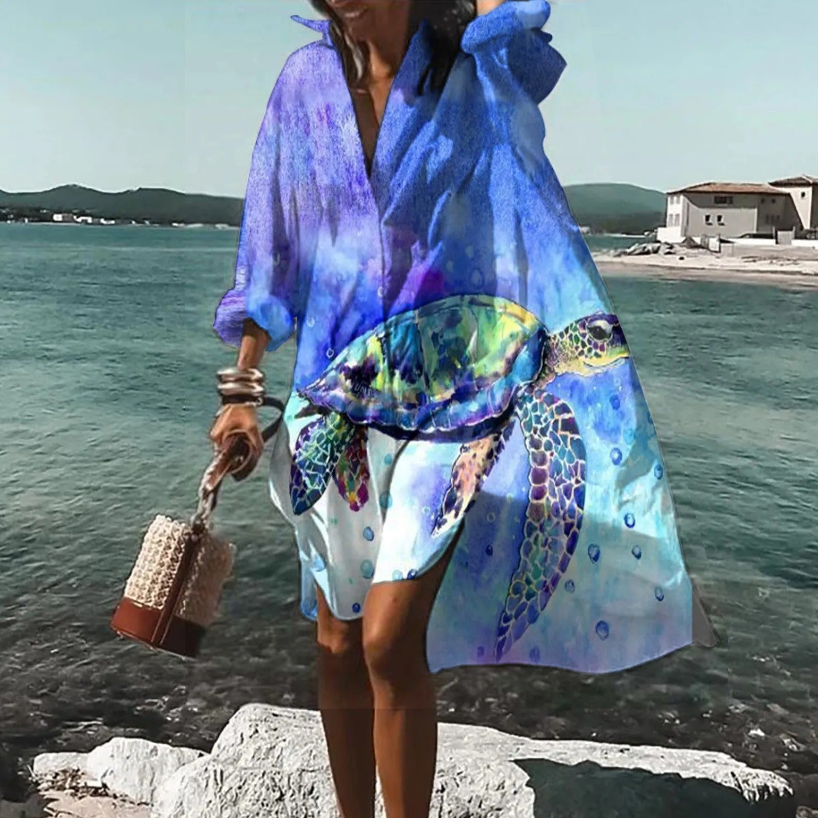Cressida | Breezy Beach Shirt Dress