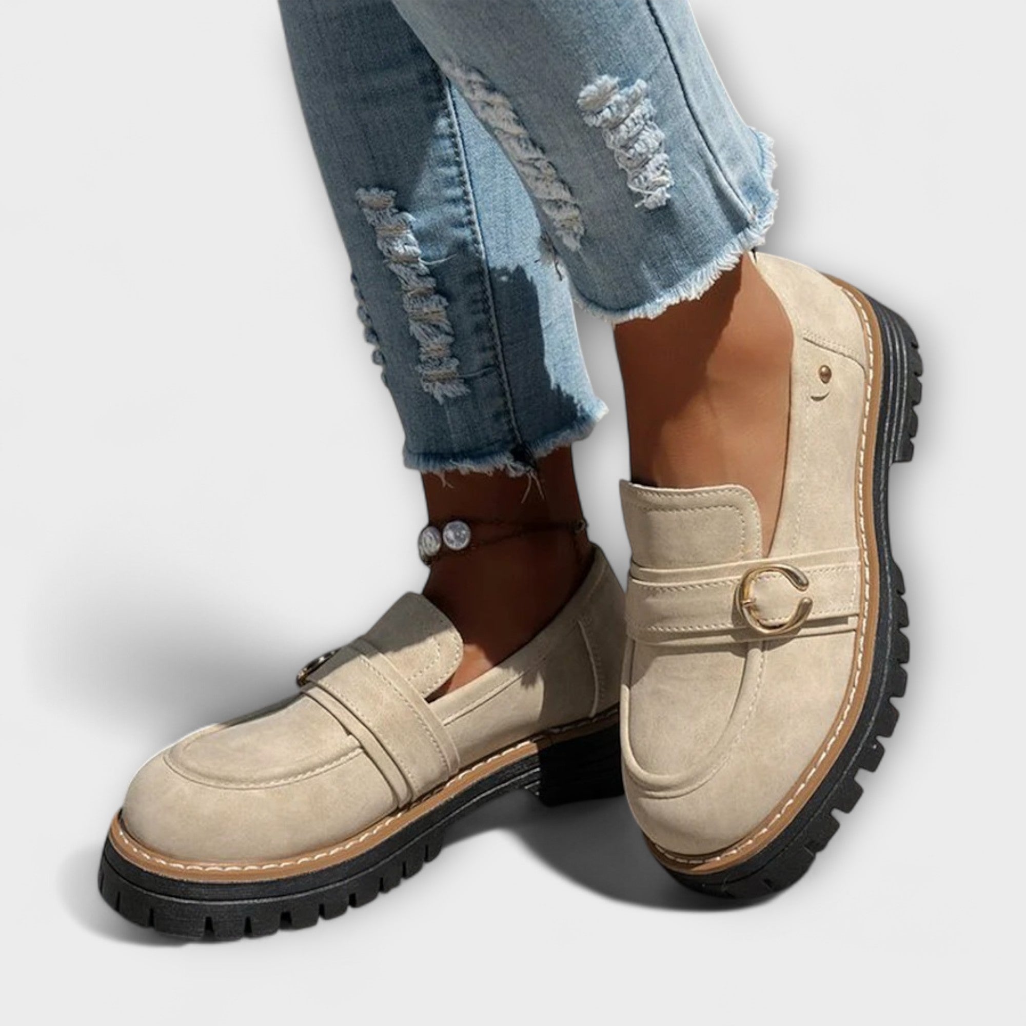 Lora | Premium Round-Toe Casual Loafers