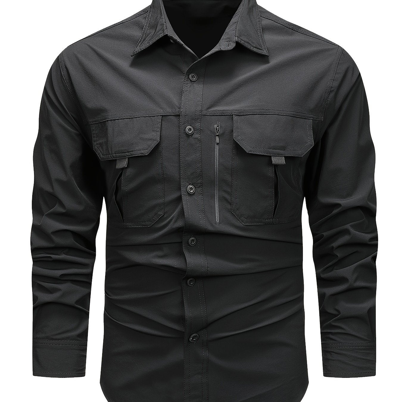 Warren | Utility Long-Sleeve Cargo Shirt