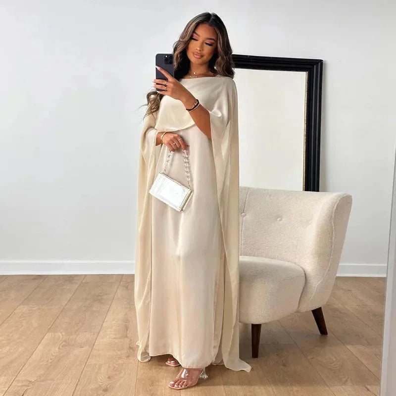 Warren | Stylish Long Cape Maxi Dress