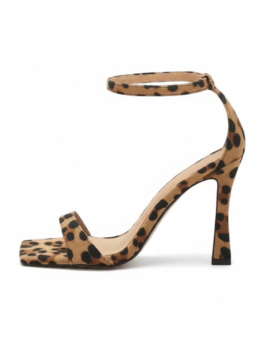 Evalisse  Open Toe Block Heel Pumps