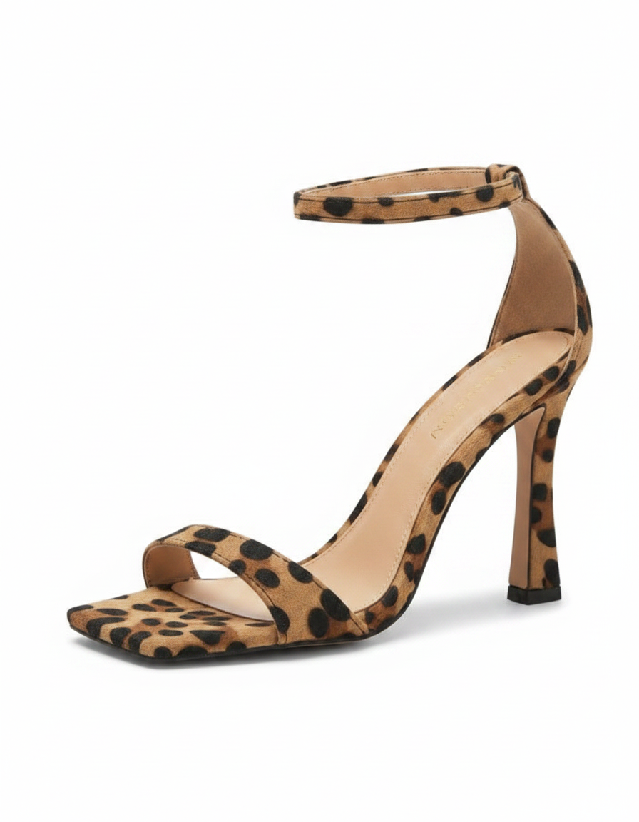 Evalisse  Open Toe Block Heel Pumps