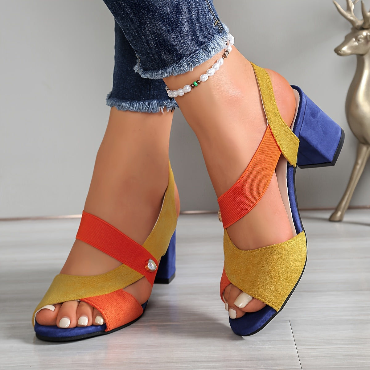 Arabella | cushioned Comfort Block Heels