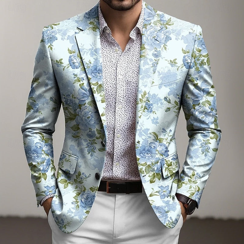Lucas | Botanical Print Blazer