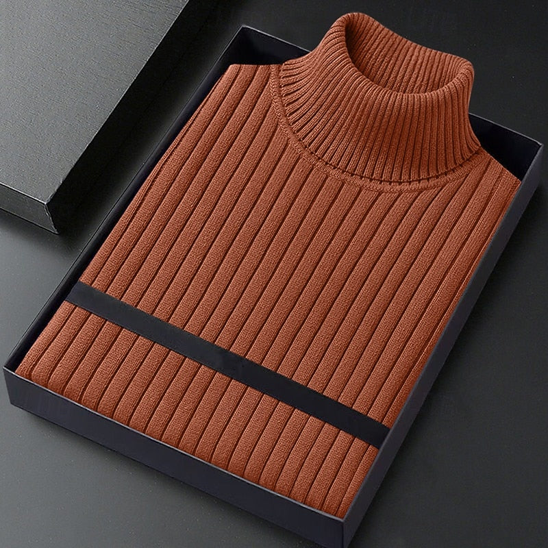 Warren | Ribbed Roll-Neck Jumper