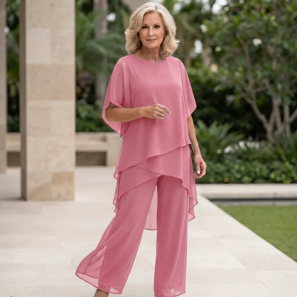 Women's Tailored Flowy Two-Piece Set