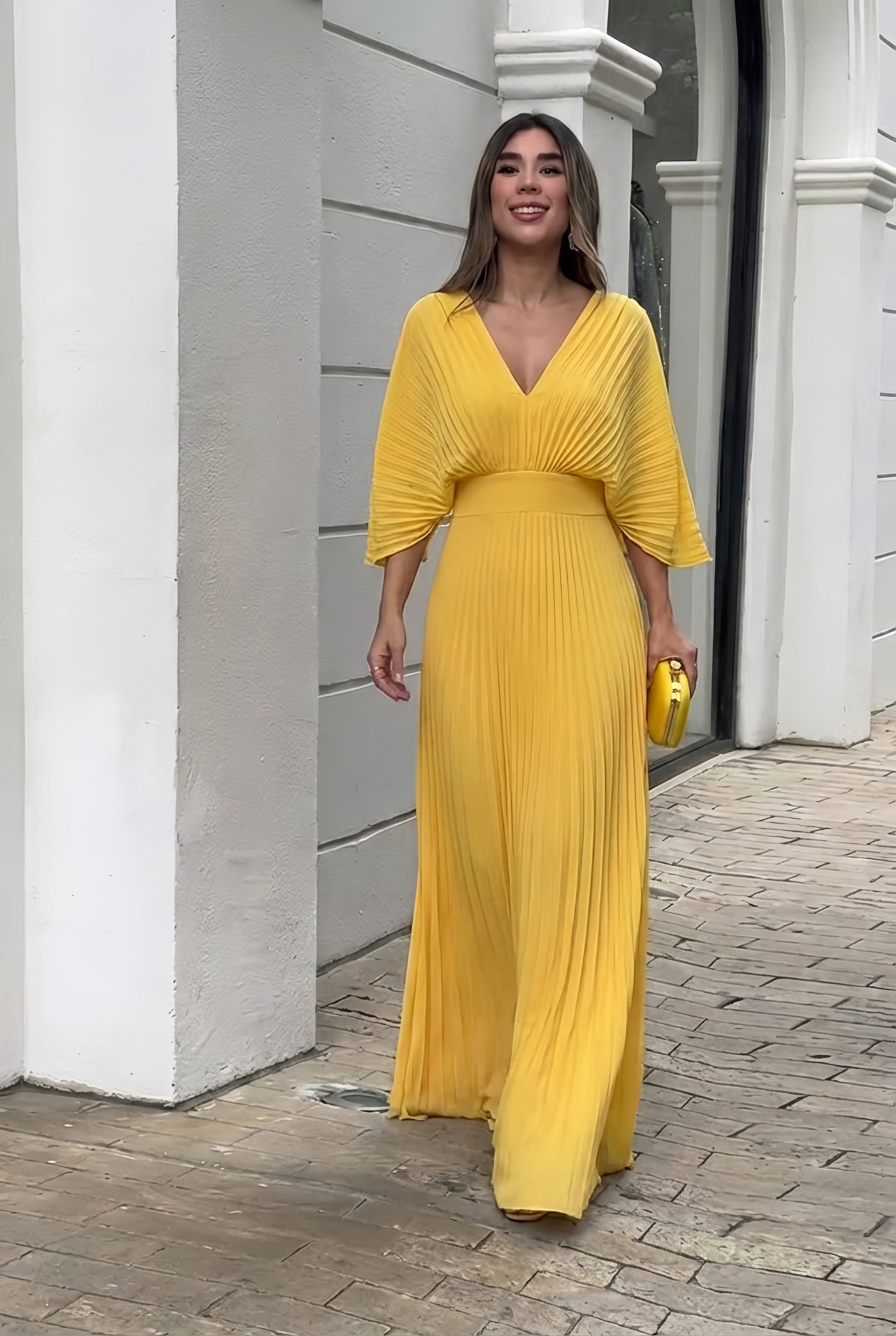 Warren | Stylish Pleated Elegant Maxi Dress