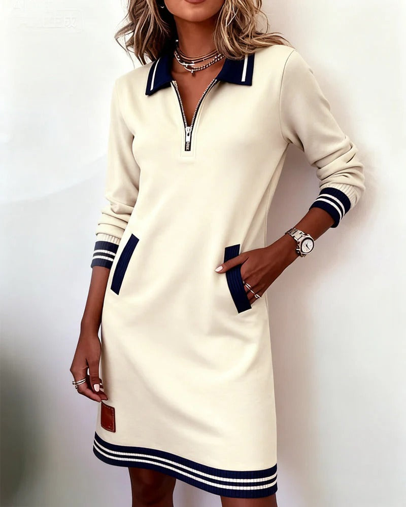 Women's Collared Cotton Dress