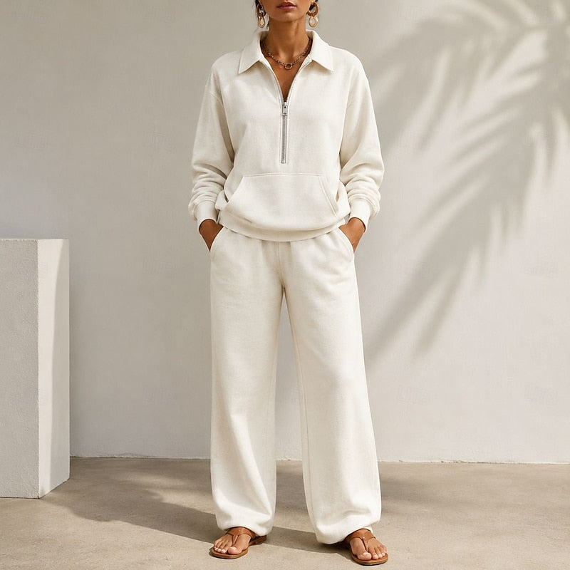 Warren | Relaxed Zip-Collar Two-Piece Set