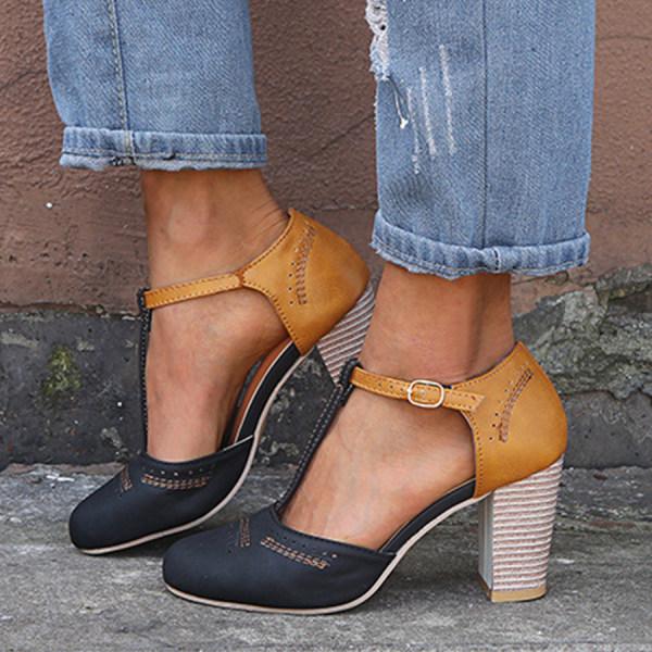 Warren | Elegant Block-Heel Mary Jane Heels