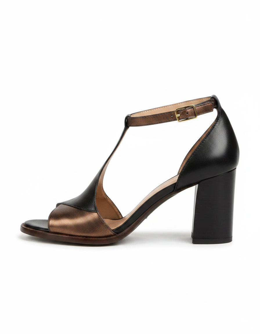 Kenzira | Block Heel Ankle Strap Sandals