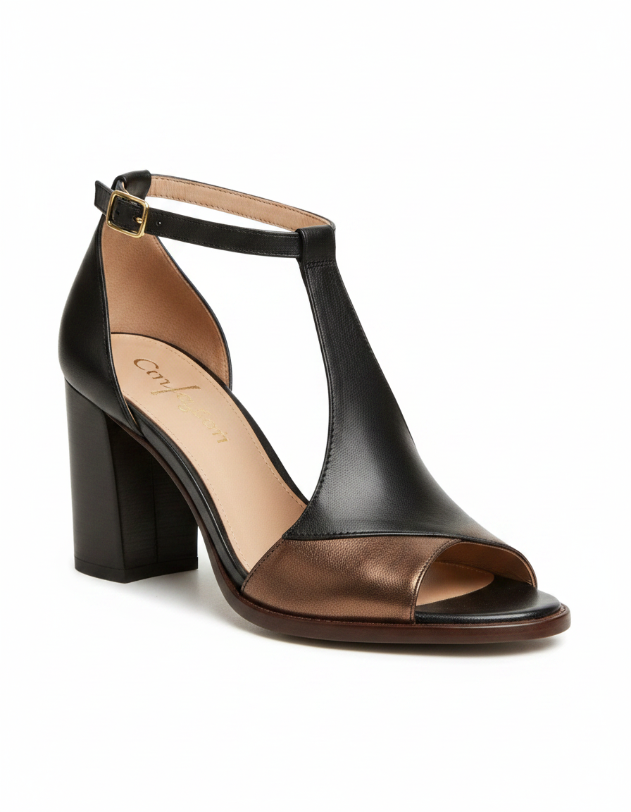 Kenzira | Block Heel Ankle Strap Sandals