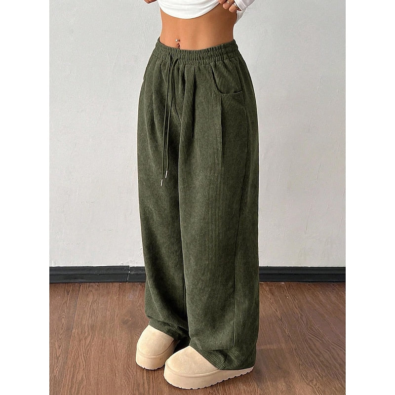 Warren | Relaxed Wide-Leg High-Waist Trousers
