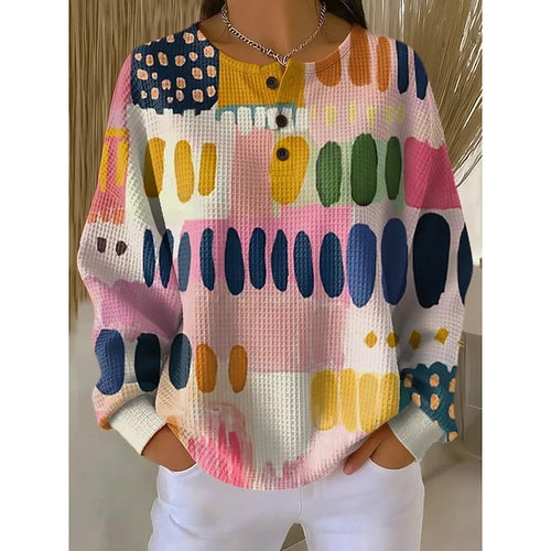 Petra | Artful Print Sweatshirt