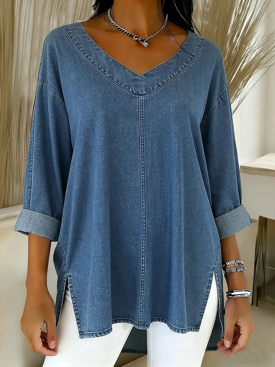 Warren | Jenelyn - Timeless Denim Shirt