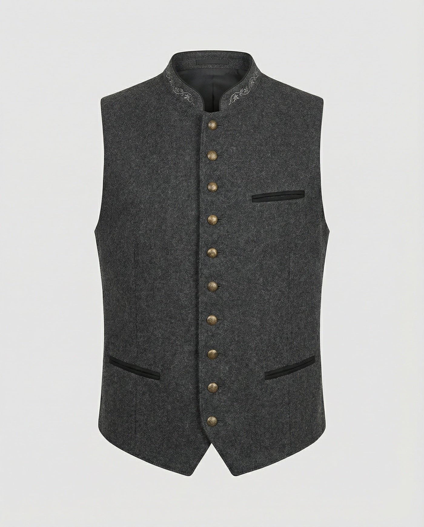 Warren | Traditional Stand-Collar Waistcoat