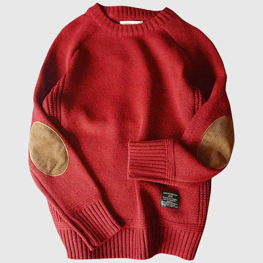 Warren | Classic Elbow-Patch Sweater