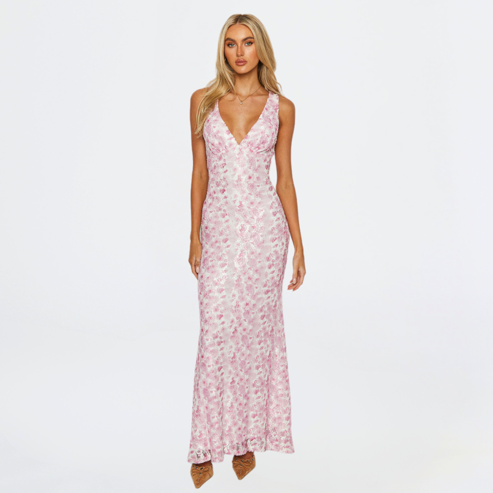 Warren | Stylish Floral Wedding Guest Dress