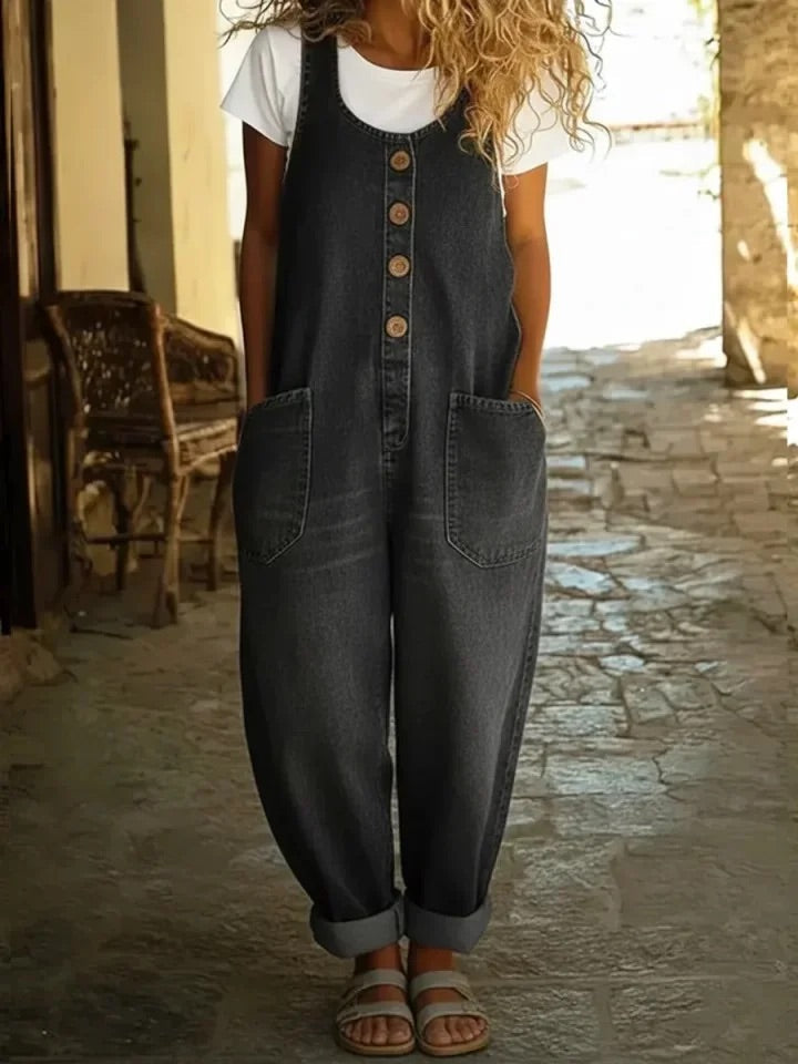 Bridget | Relaxed Button-Front Jumpsuit