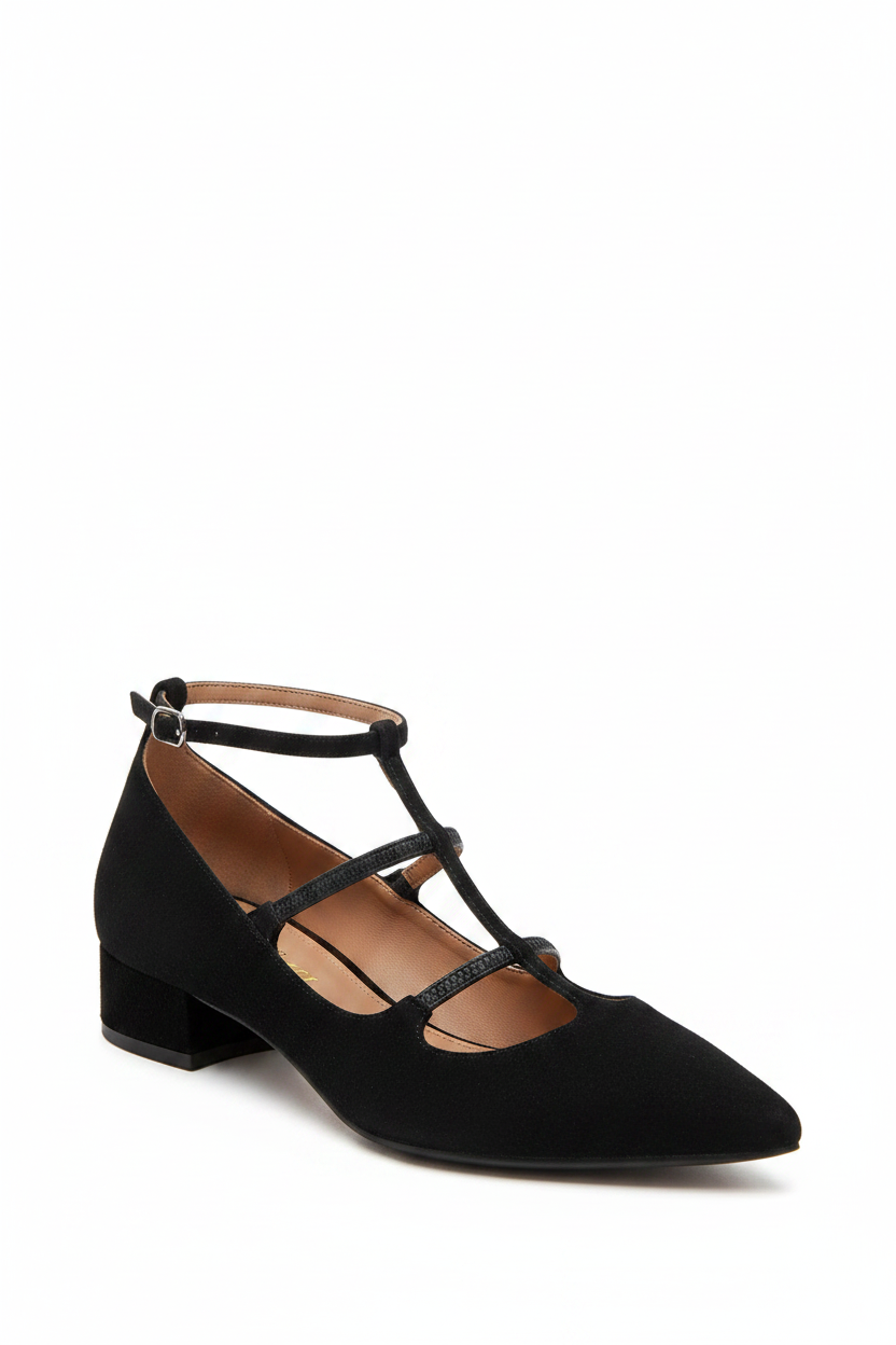 Sorelle | Classic Nude Block Heel Pumps