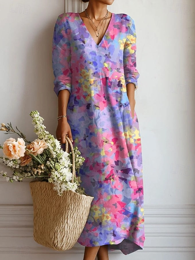 Sable | Classic Multicolour Comfort Dress