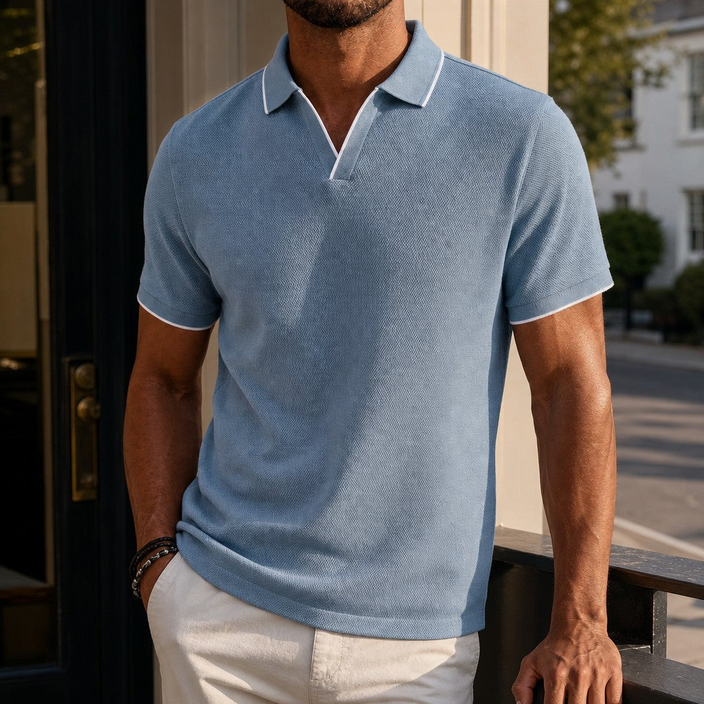 Zeke | Classic Collar Knit Polo