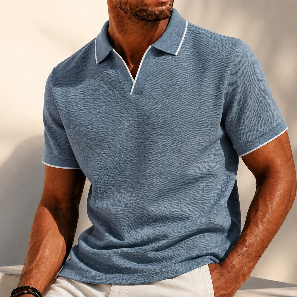 Zeke | Classic Collar Knit Polo