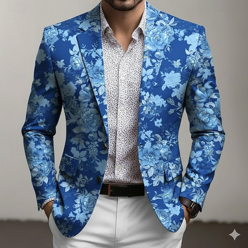 Lucas | Botanical Print Blazer